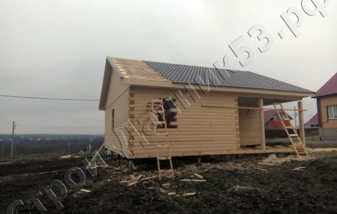 4 Брусовой дом ОД-11, 9×9, 81 м², Тульская область, Киреевский район, село Дедилово (9)